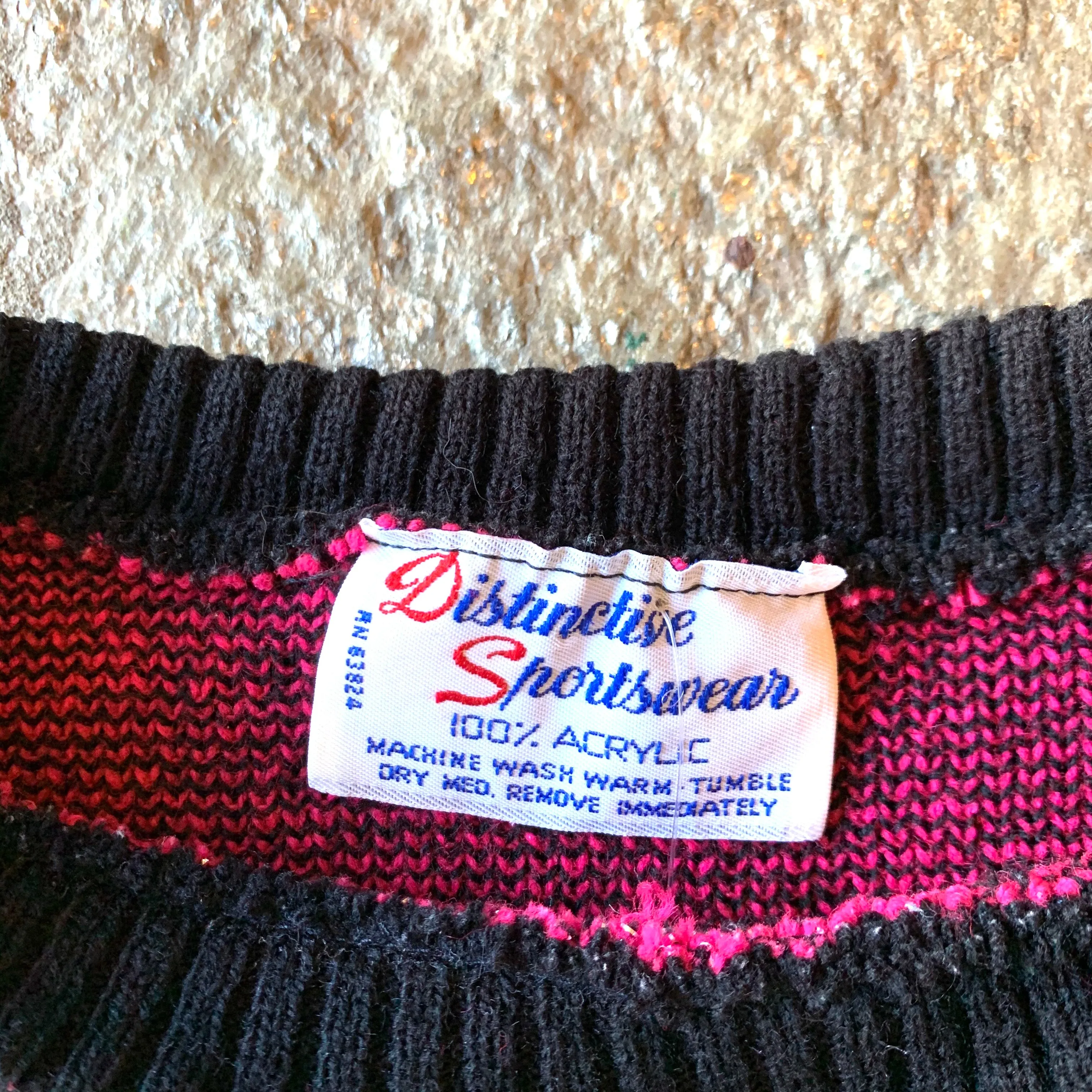 1980s Roses Pastel Sweater