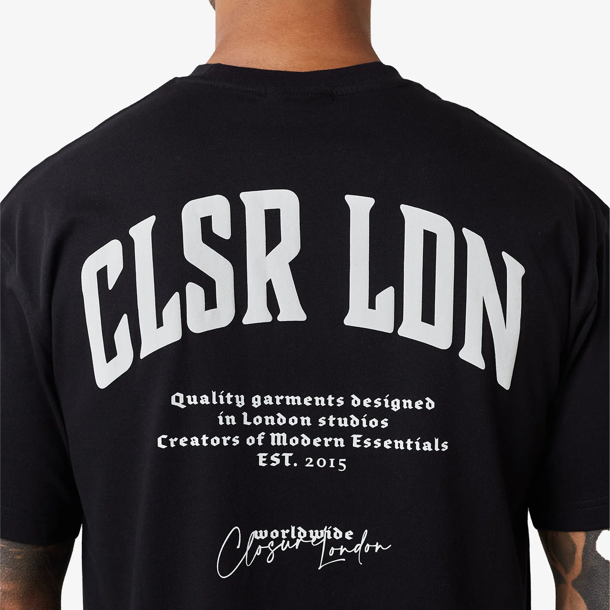 3-Pack Stacked Varsity T-Shirts | Black/Charcoal/White