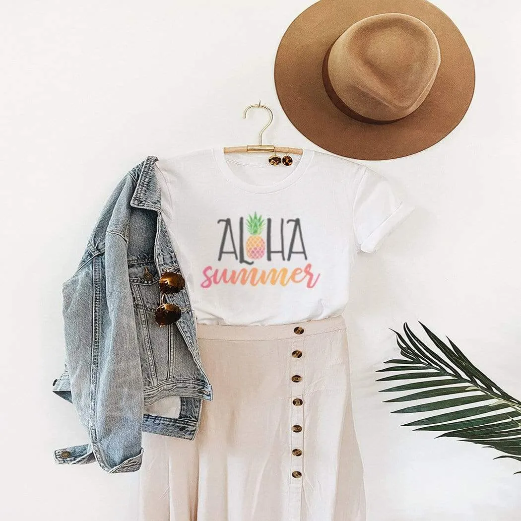 Aloha Summer Graphic T-Shirt - SU113