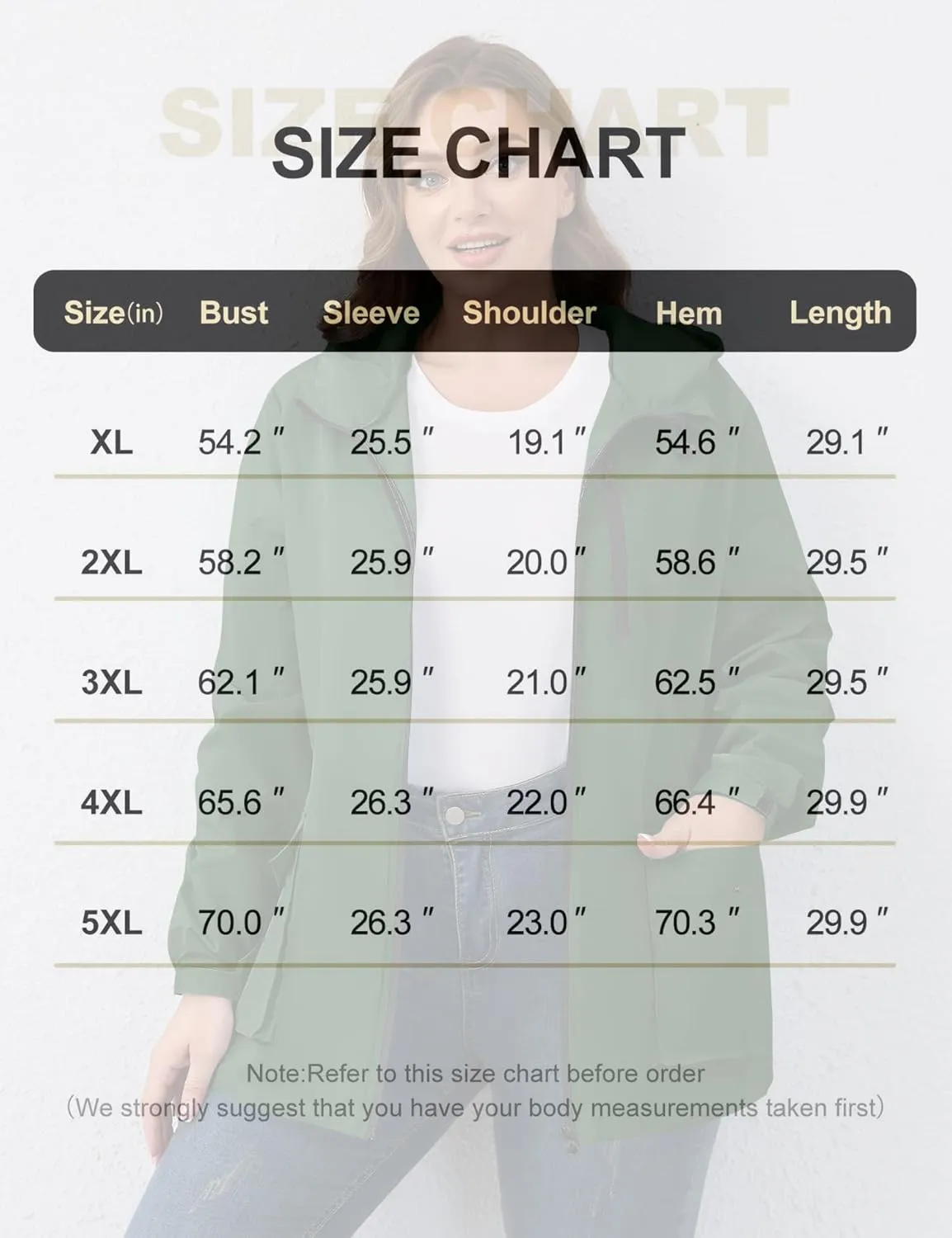 Avoogue Plus Size Womens Rain Jacket with Hood,Packable,Lightweight,Windbreaker,Waterproof Thin Jackets,Hiking,Travel