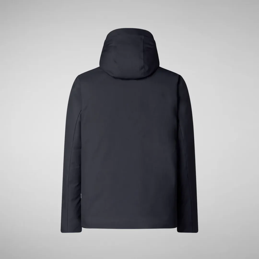 Barnaby Hooded Jacket (Blue Black)