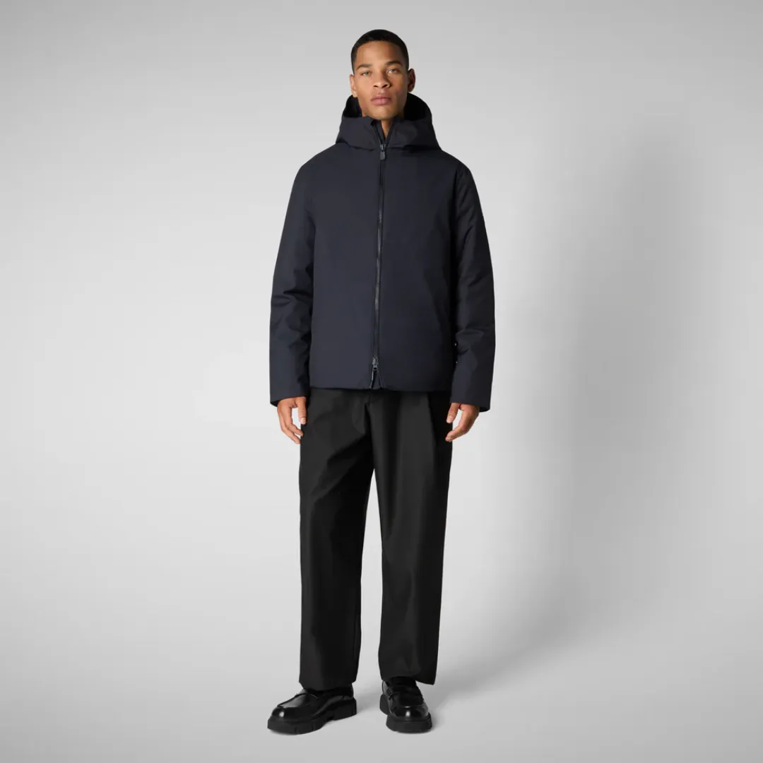 Barnaby Hooded Jacket (Blue Black)