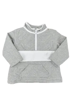 Boys Grey Embroidered Name Jacket