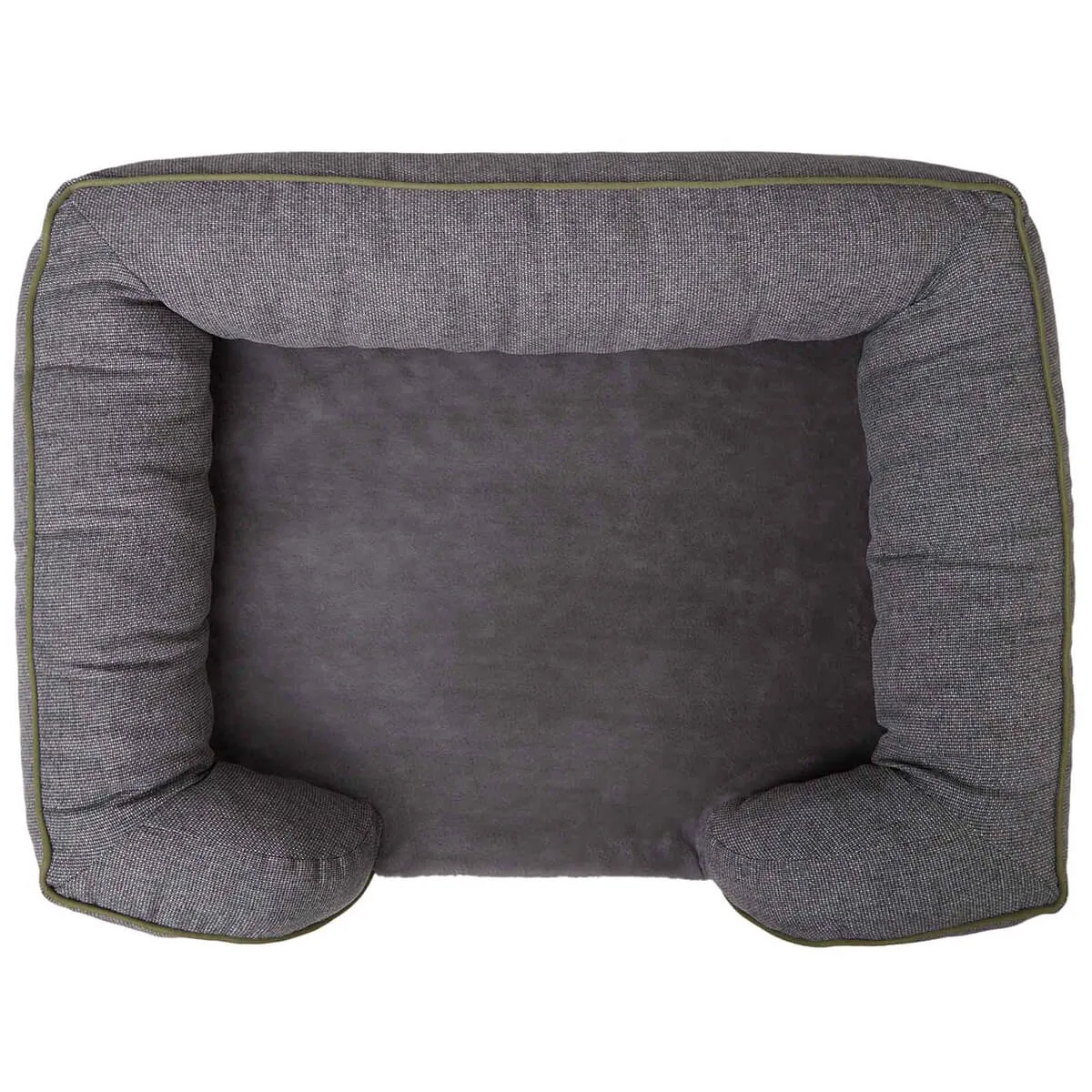 Buddy & Belle Orthopaedic Lounge Bed Large Steel Grey