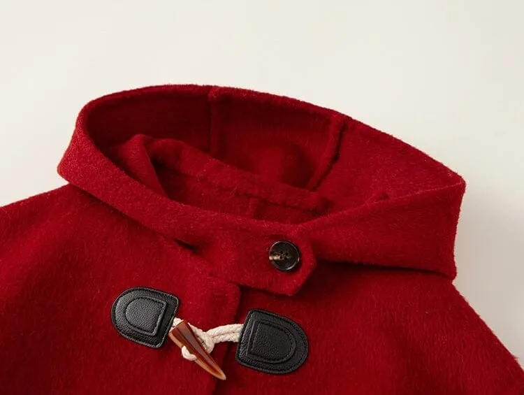 Classic Toggle Wool Hooded Coat