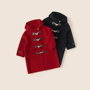 Classic Toggle Wool Hooded Coat