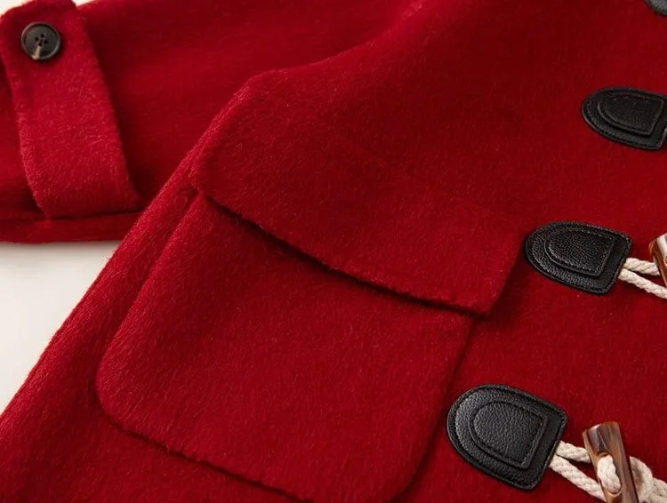 Classic Toggle Wool Hooded Coat