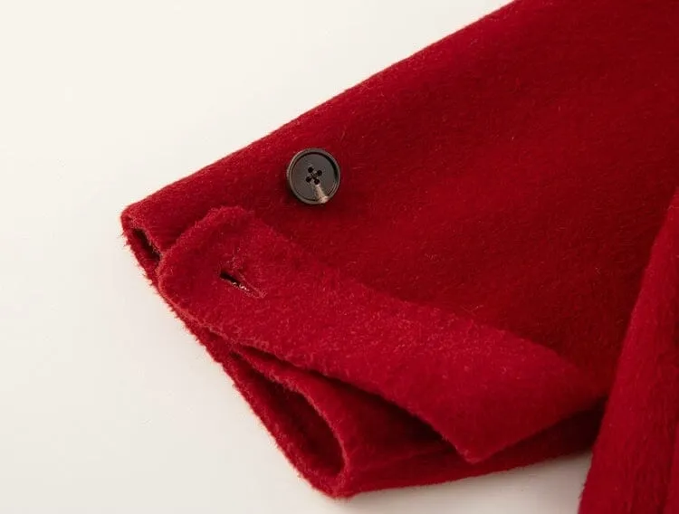 Classic Toggle Wool Hooded Coat