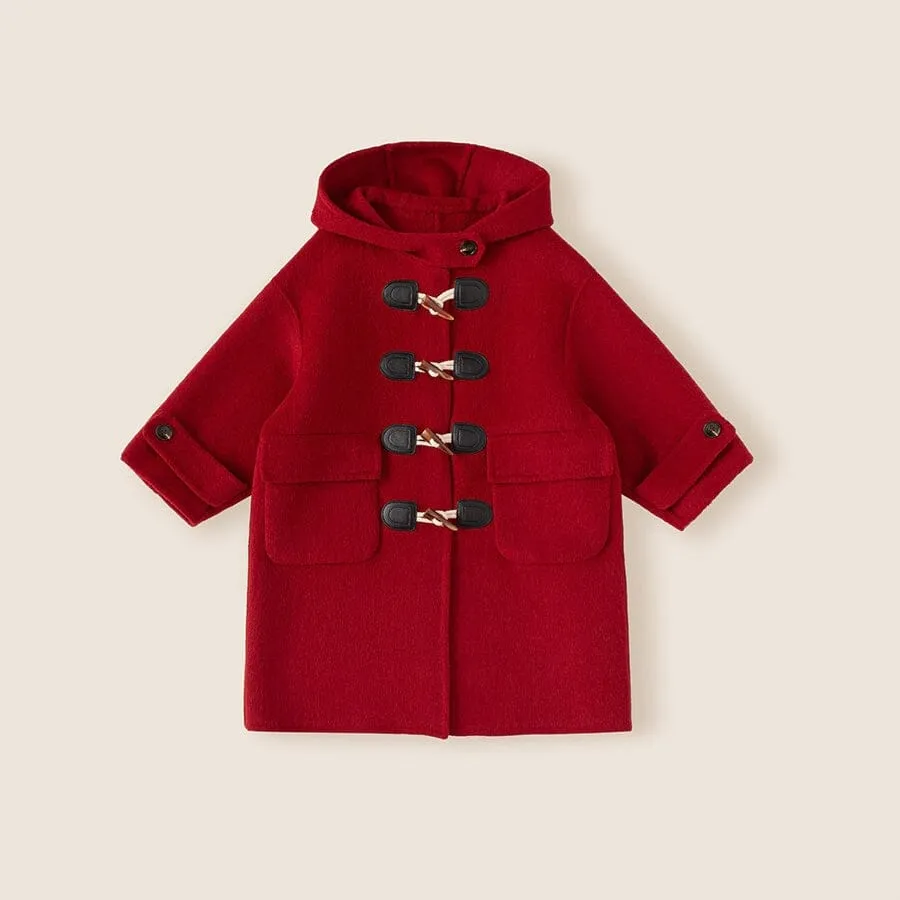 Classic Toggle Wool Hooded Coat