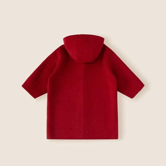 Classic Toggle Wool Hooded Coat