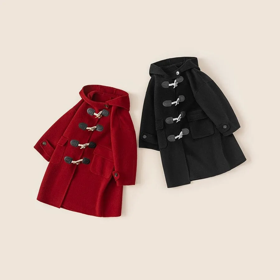Classic Toggle Wool Hooded Coat