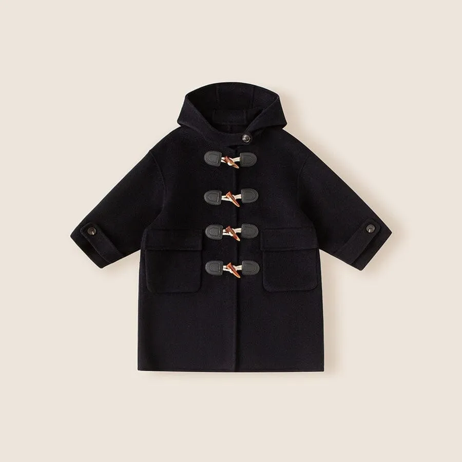 Classic Toggle Wool Hooded Coat