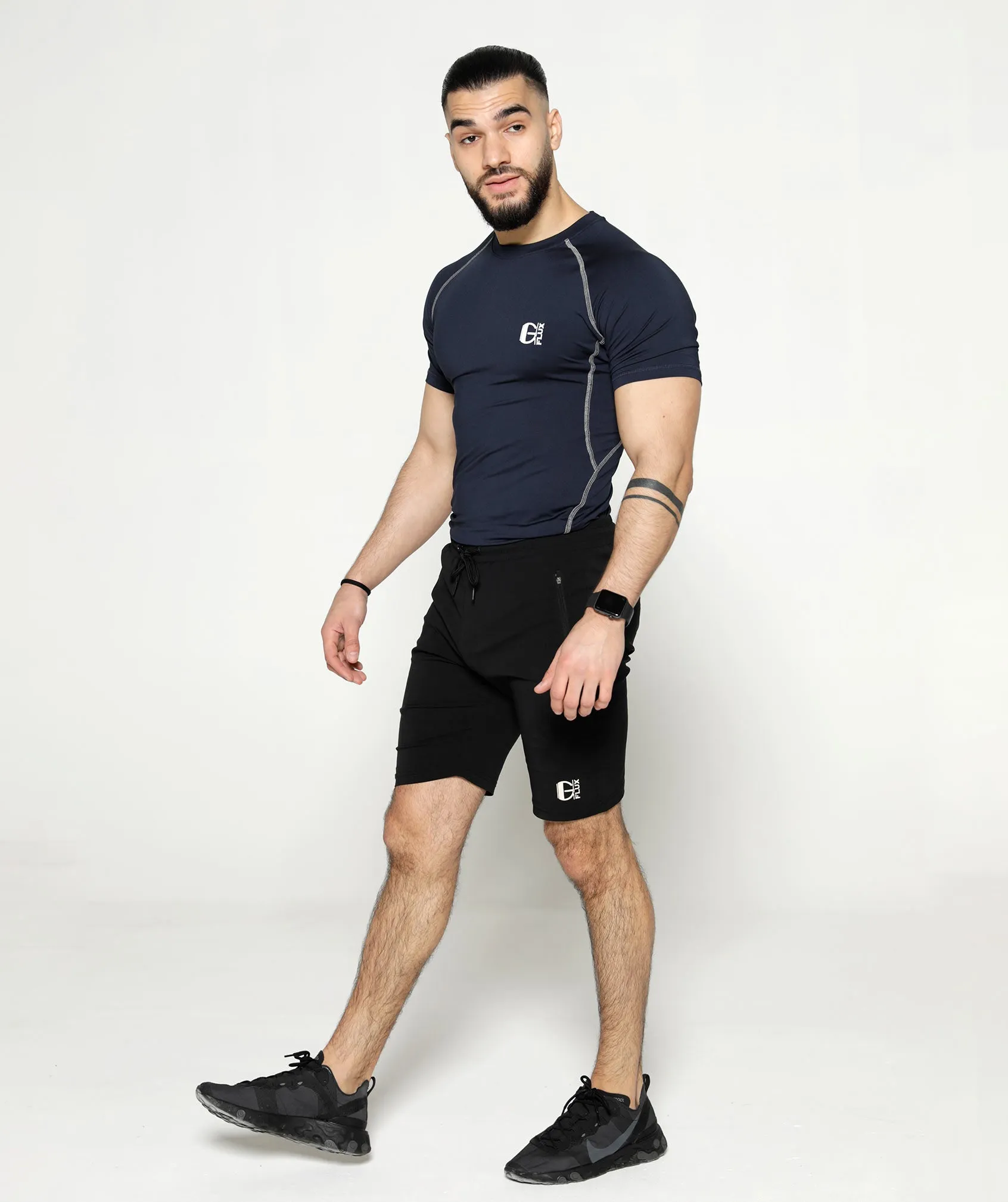 Compression Short Sleeve T | Navy