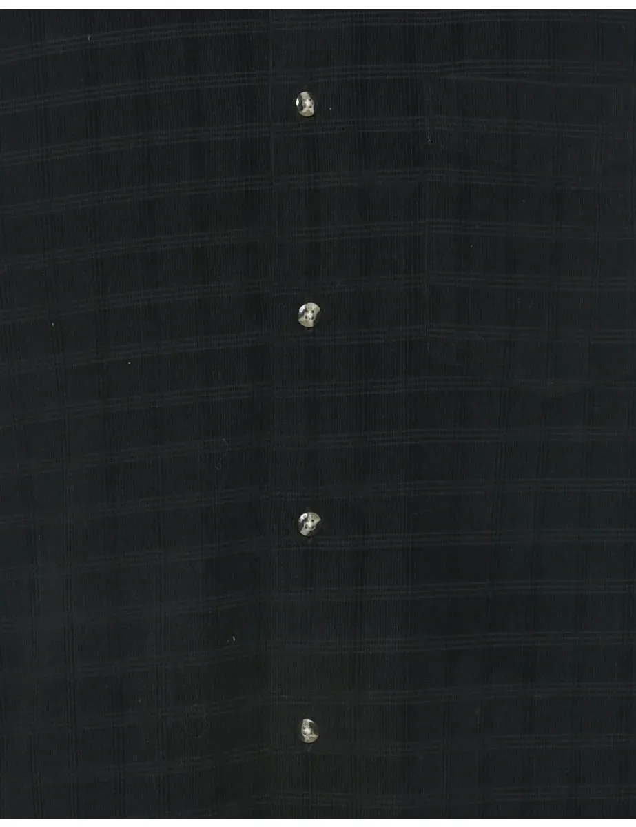 Corduroy Black Shirt - S