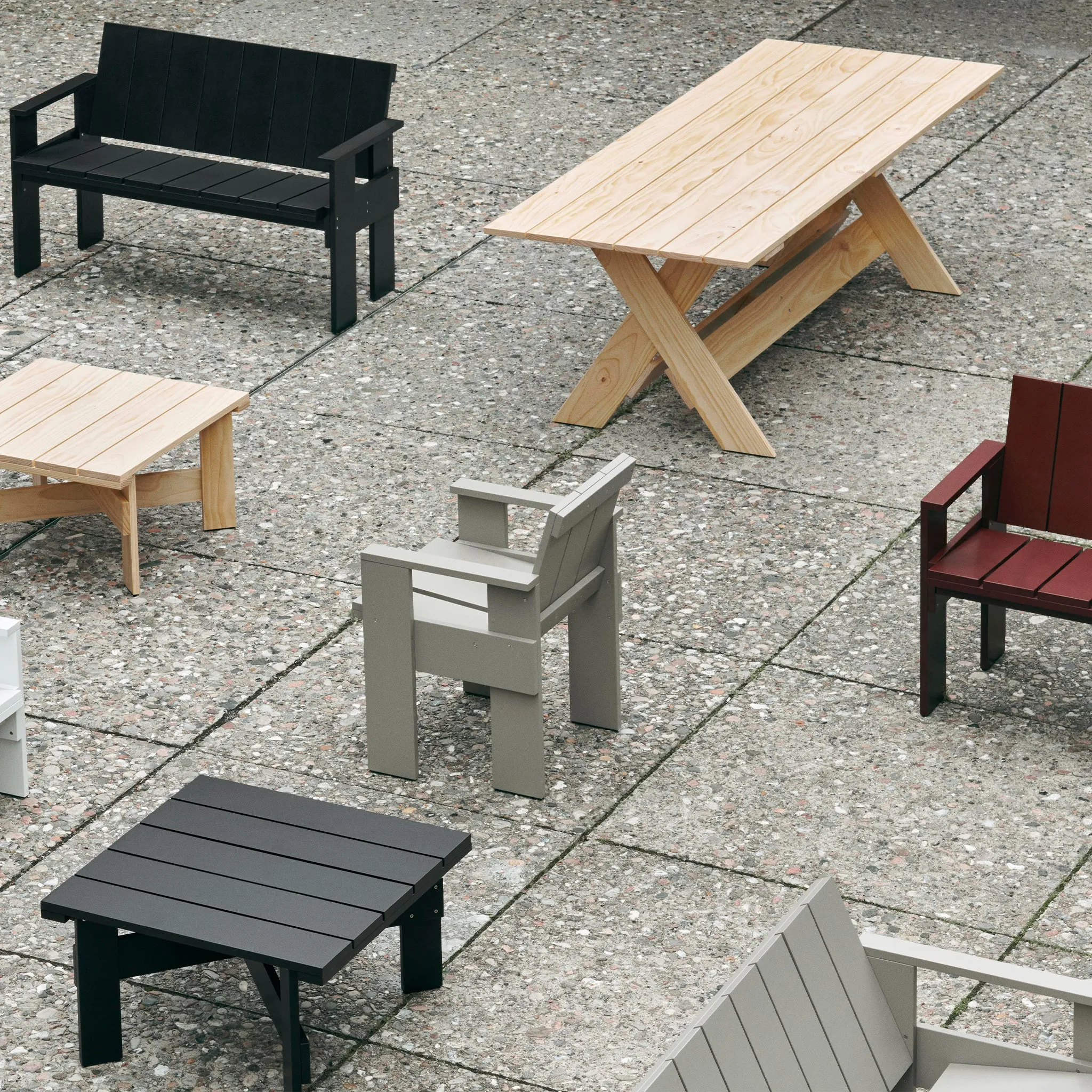 Crate Lounge Sofa by Rietveld Originals x HAY