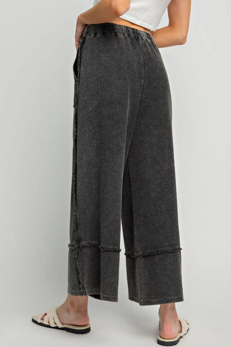 Easel Let's Chill Comfy Wide Leg Pants