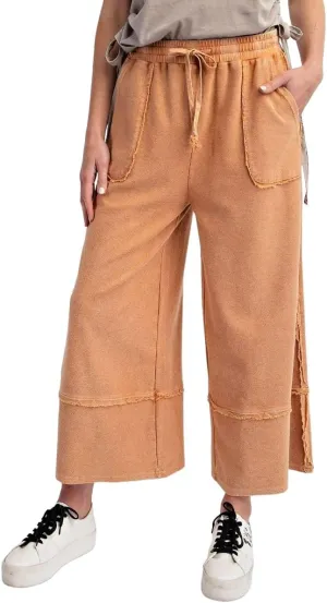 Easel Let's Chill Comfy Wide Leg Pants