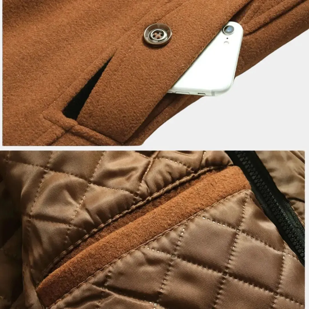 Essential Wool Blend Coat - Cross & Crown