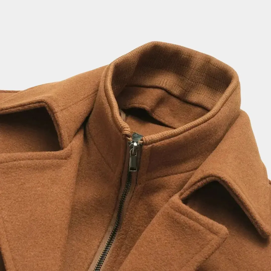 Essential Wool Blend Coat - Cross & Crown