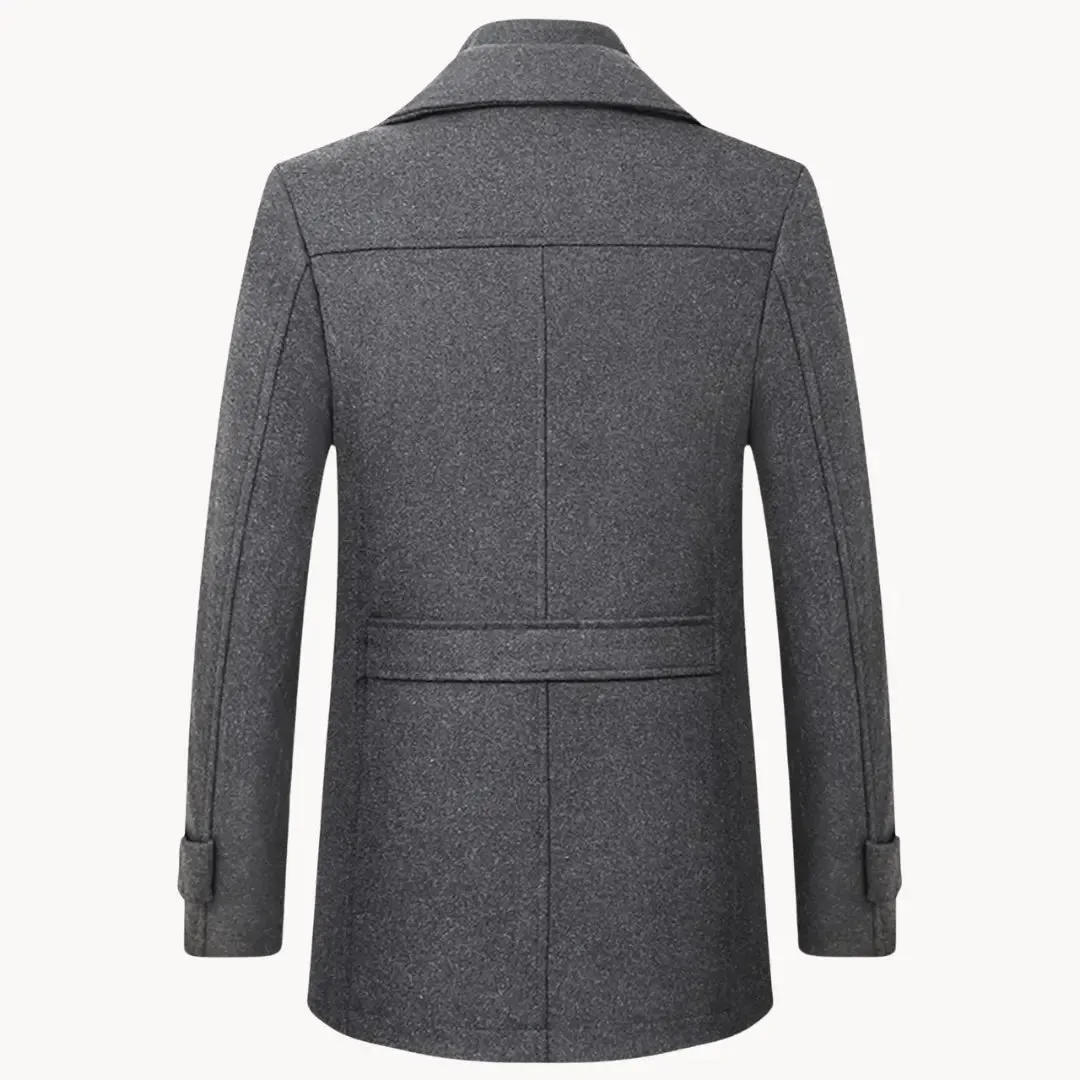 Essential Wool Blend Coat - Cross & Crown