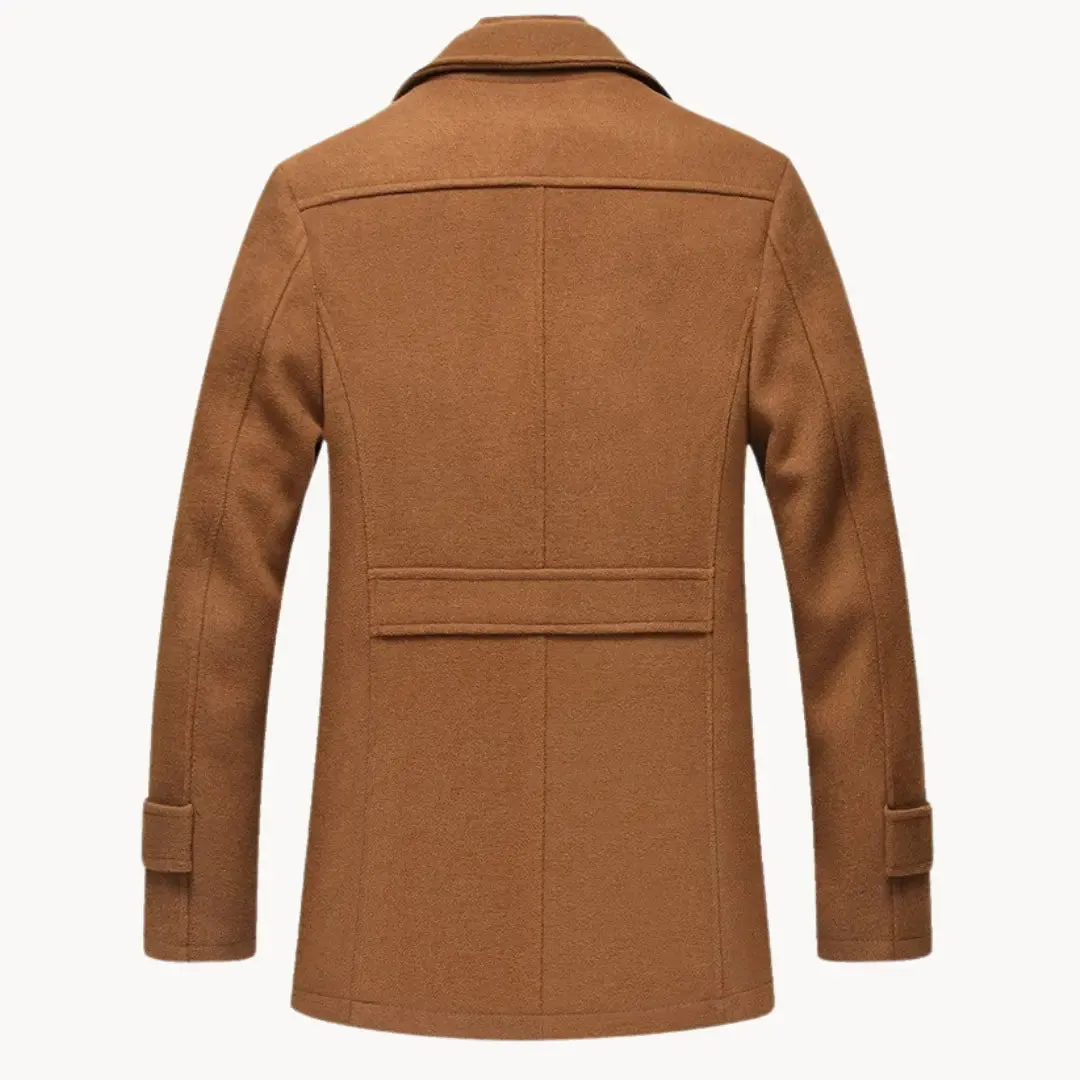 Essential Wool Blend Coat - Cross & Crown