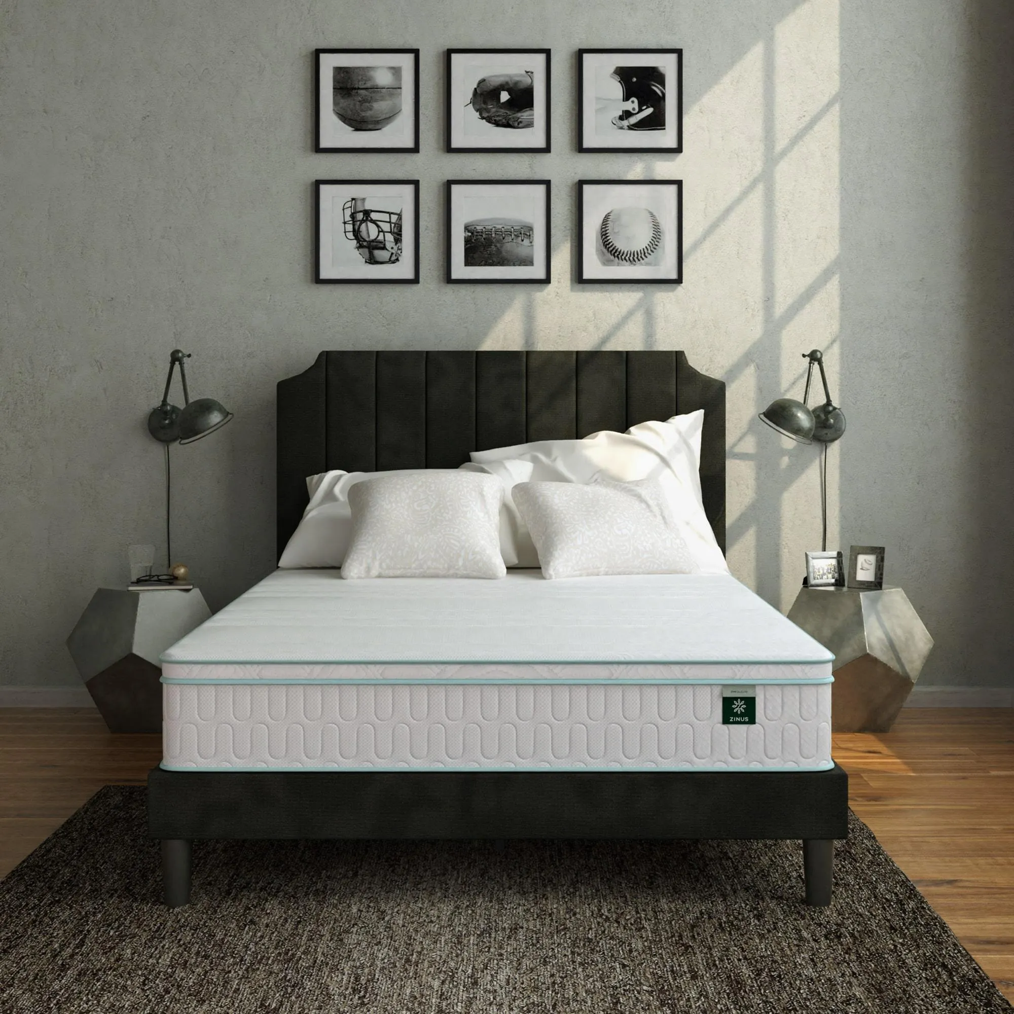 Euro Top Memory Foam Spring Hybrid Full Mattress