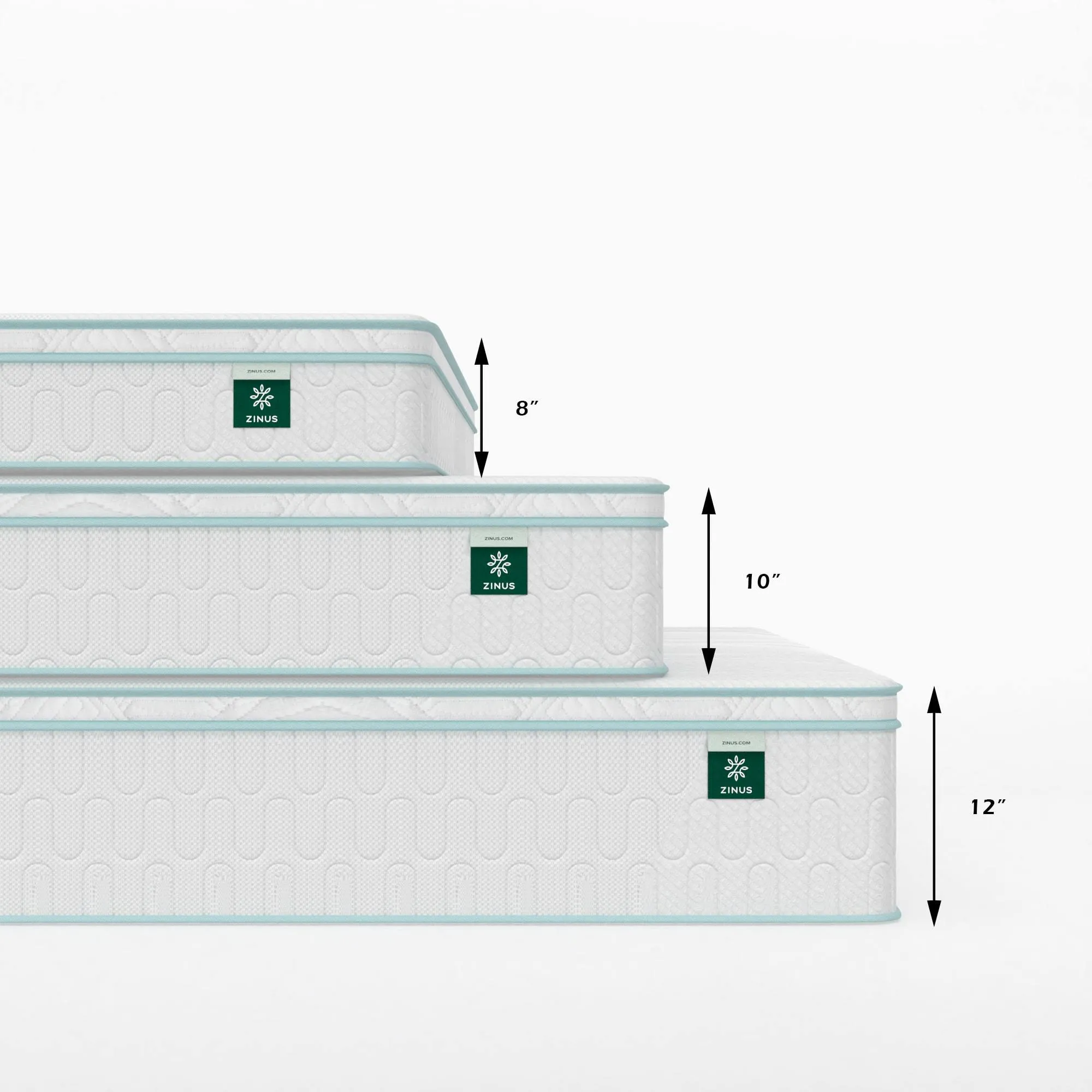 Euro Top Memory Foam Spring Hybrid Full Mattress