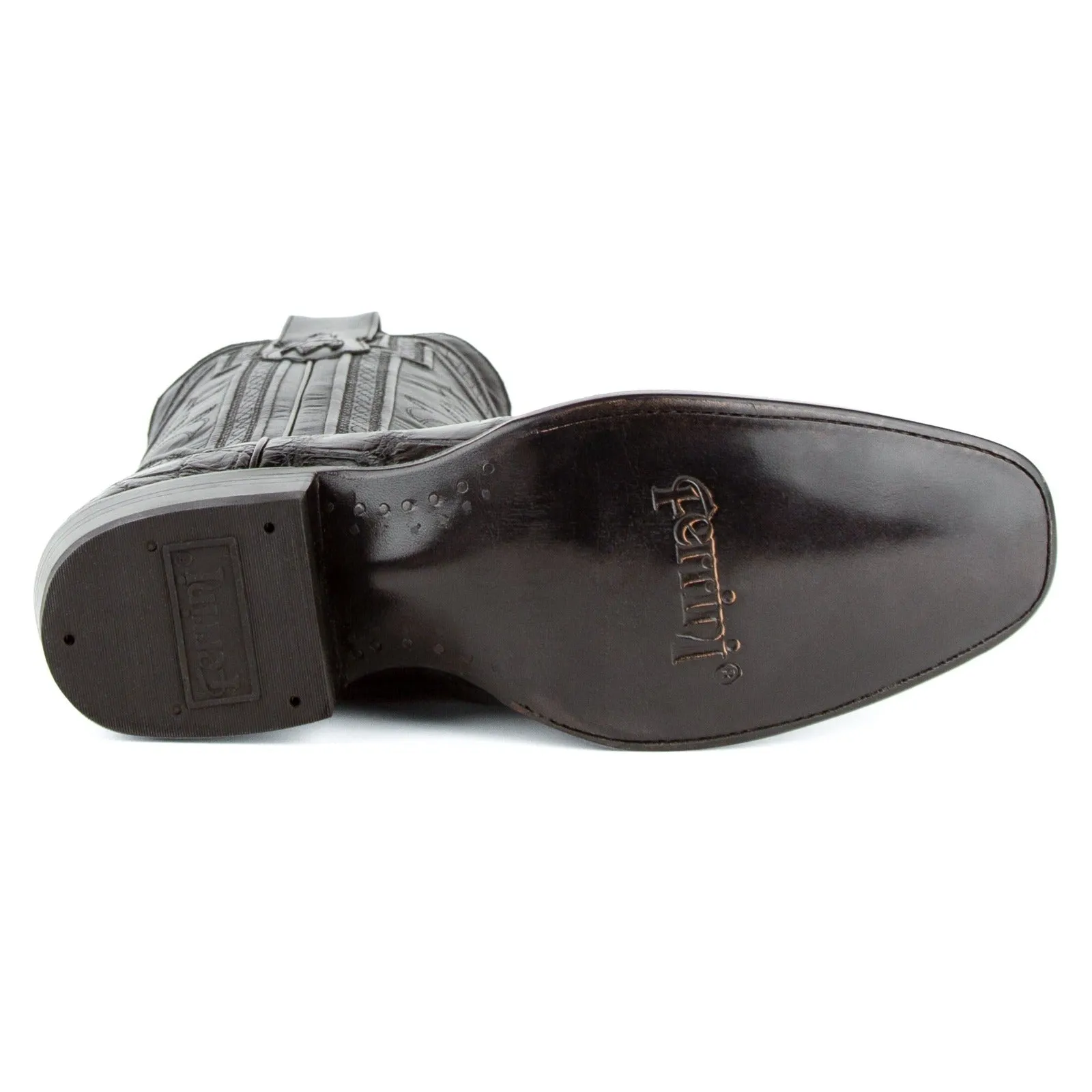 Ferrini Men's Stallion Belly Alligator French Toe Boots 10741-04