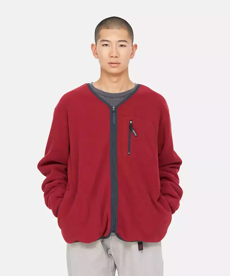 Fleece Cardigan Zip-Up