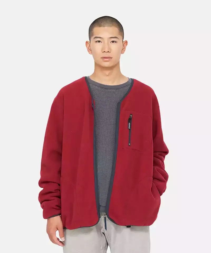 Fleece Cardigan Zip-Up