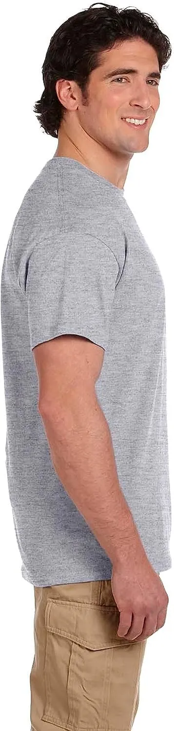 Fruit of the Loom Men's Eversoft Cotton Short Sleeve Pocket T-Shirts, Breathable & Tag Free
