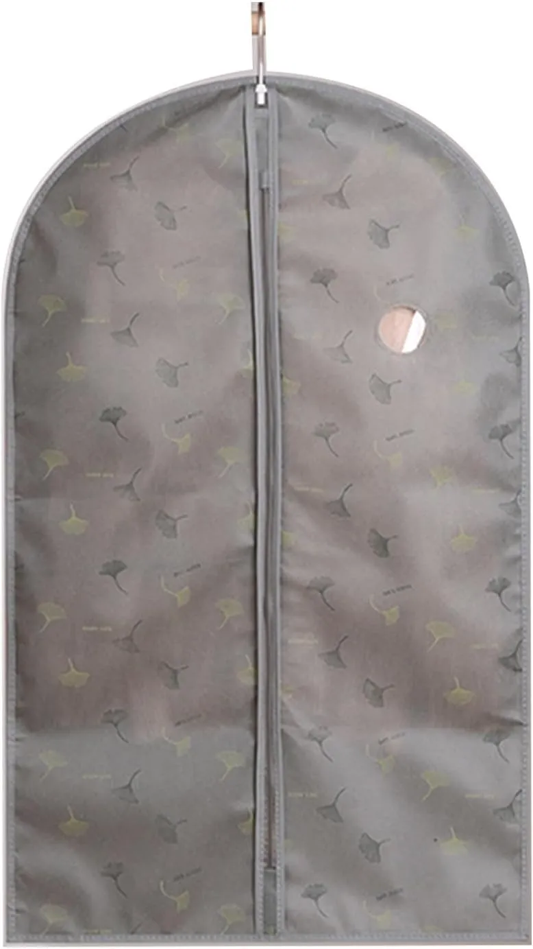 Garment Bags, Clothes Cover with Smooth Zipper Design, Translucent Material, Suitable for Shirts, Suits, Jackets(Gray,60x135cm x53in)