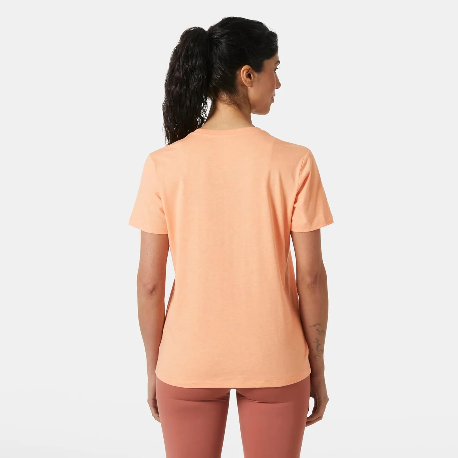 Helly-Hansen HH Tech Logo T-Shirt for Women, Lightweight Sweatshirt, Breathable, Quick-Dry Fabric, Casual Activewear
