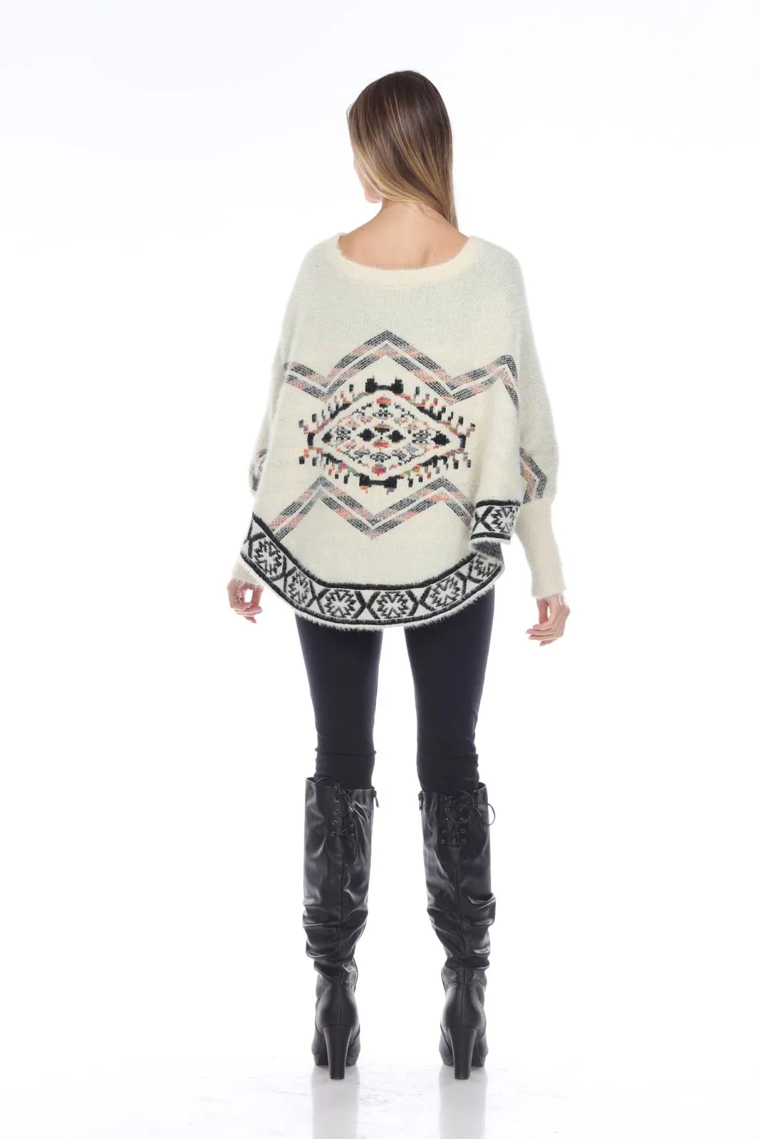 Heritage Knit Cascade Poncho