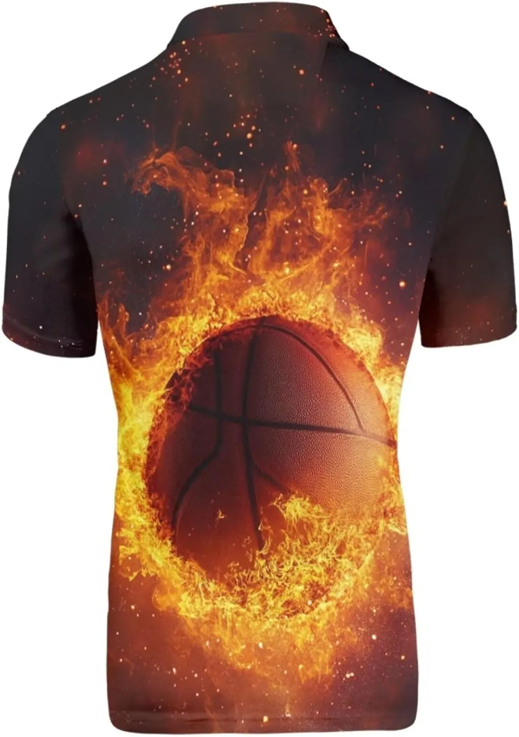 HUGS IDEA Retro Men's Casual Shirt Skull Short Sleevee T-Shirts