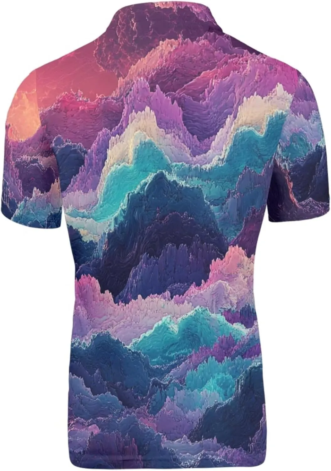 HUGS IDEA Retro Men's Casual Shirt Skull Short Sleevee T-Shirts