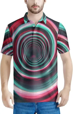 HUGS IDEA Retro Men's Casual Shirt Skull Short Sleevee T-Shirts