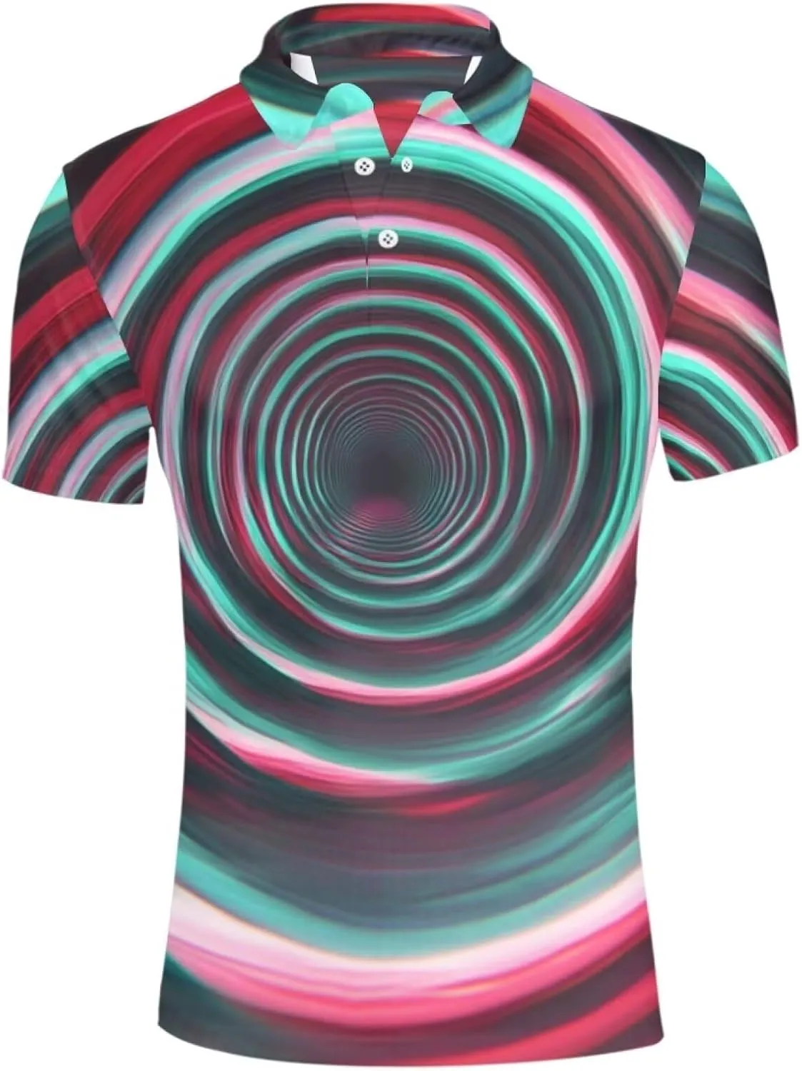 HUGS IDEA Retro Men's Casual Shirt Skull Short Sleevee T-Shirts