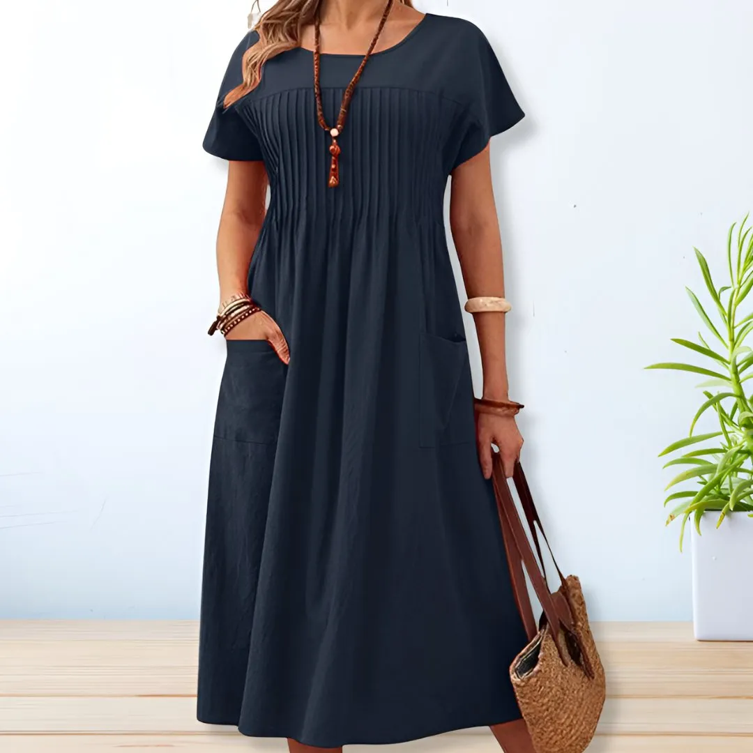 Jacqueline  Relaxed Fit Day Dress