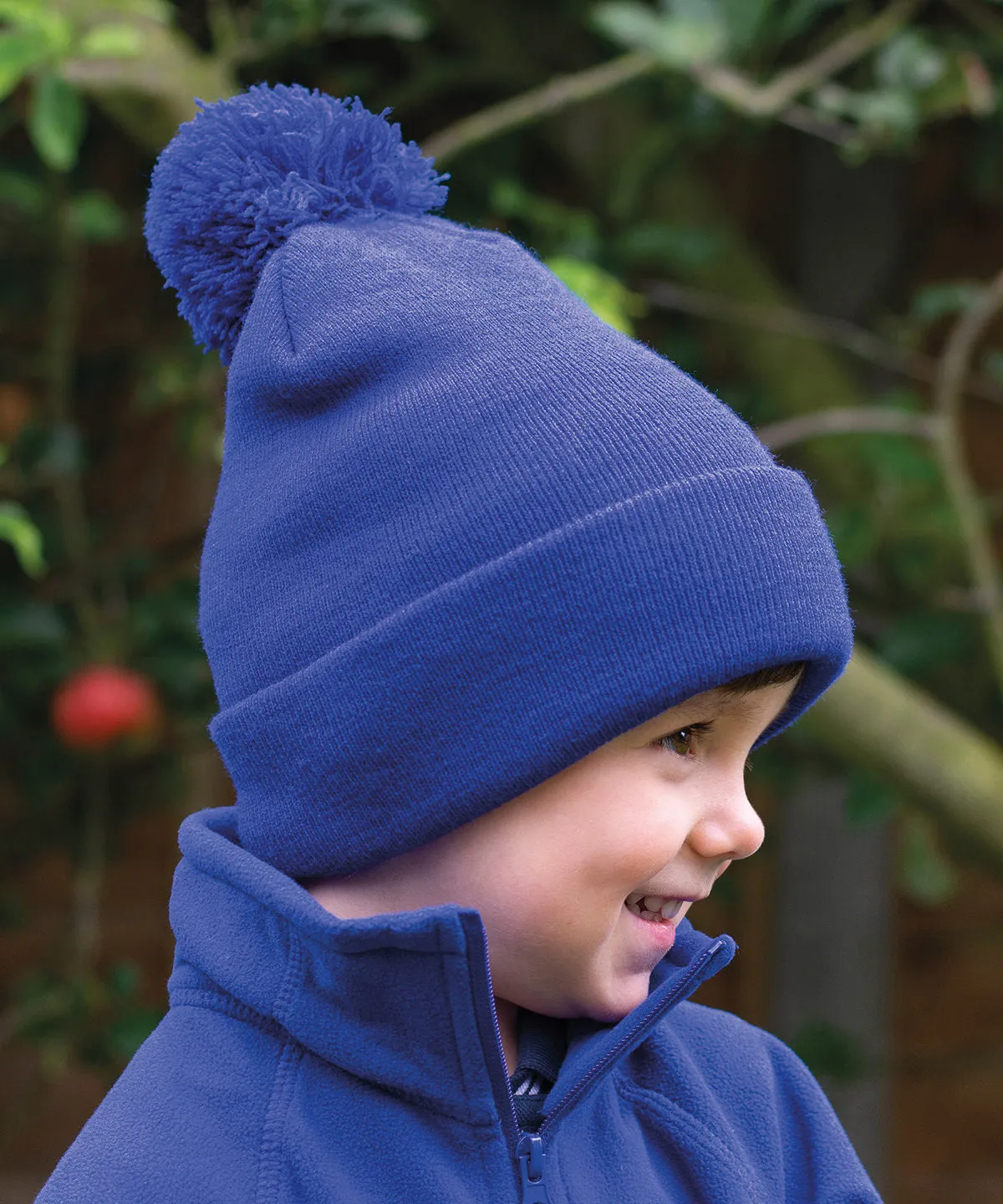 Junior pom pom beanie | Flo Yellow