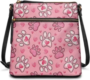 Leather Shoulder Bag with Smooth Zipper for Women Ladies Daily Use
