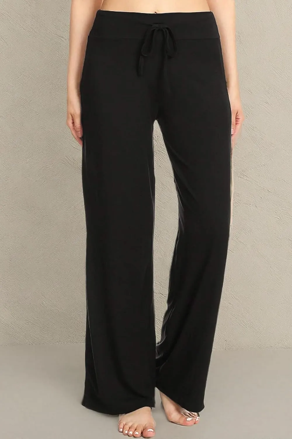 Leggings Depot Women's Drawstring Pajama Pants Wide Leg Casual Comfy Sleepwear for Lounge and Yoga