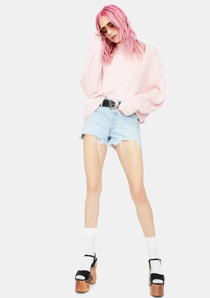 Let's Cozy Up Mock Neck Sweater