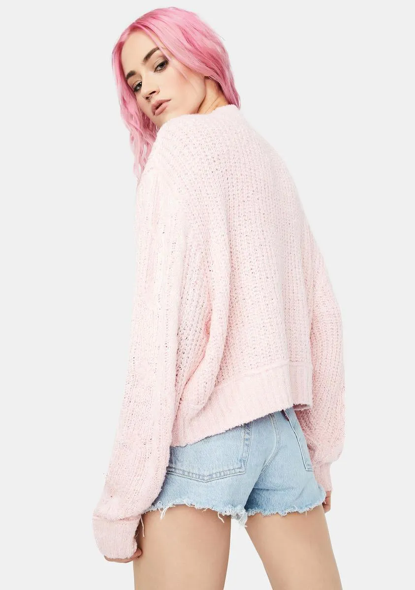 Let's Cozy Up Mock Neck Sweater