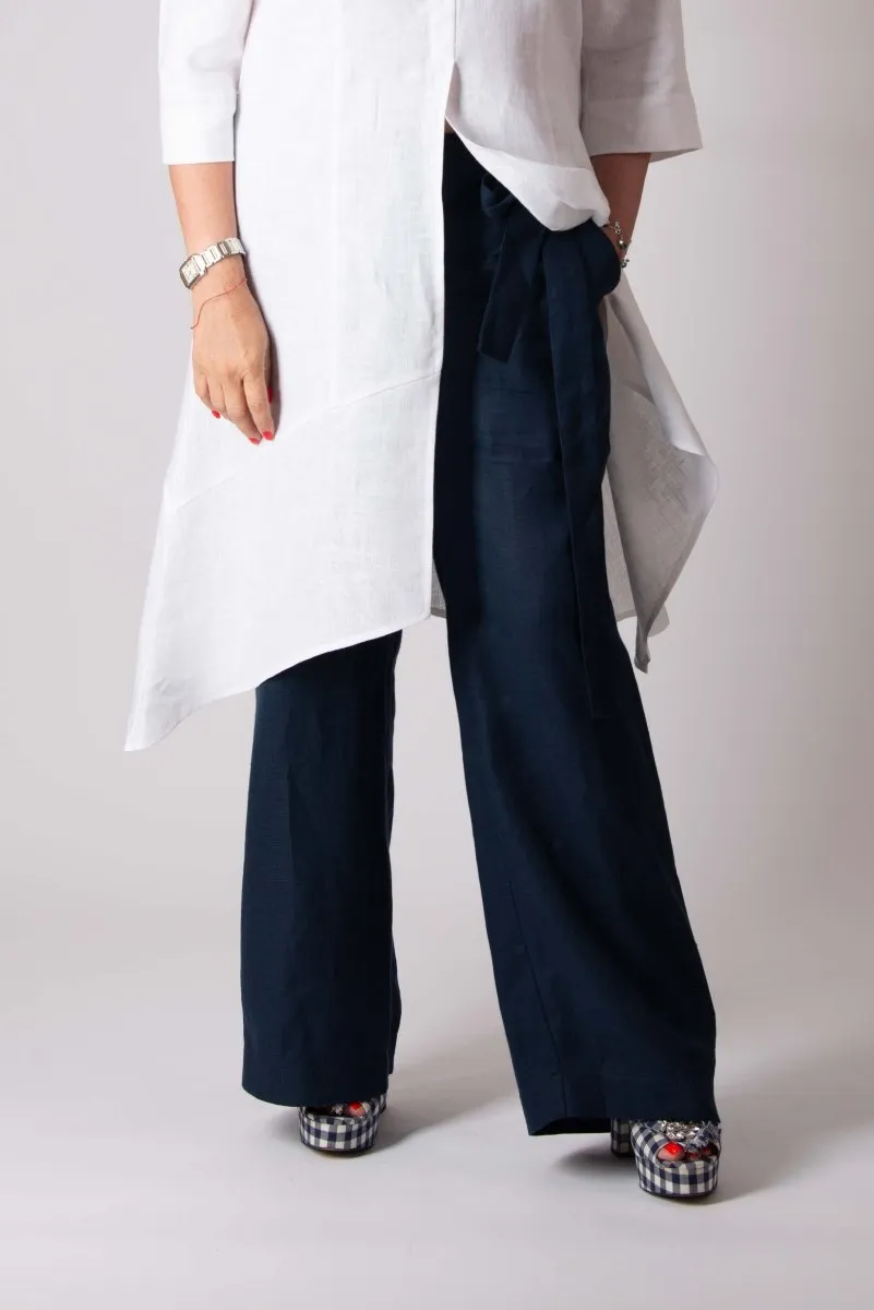 Linen Wrap Pants NASY