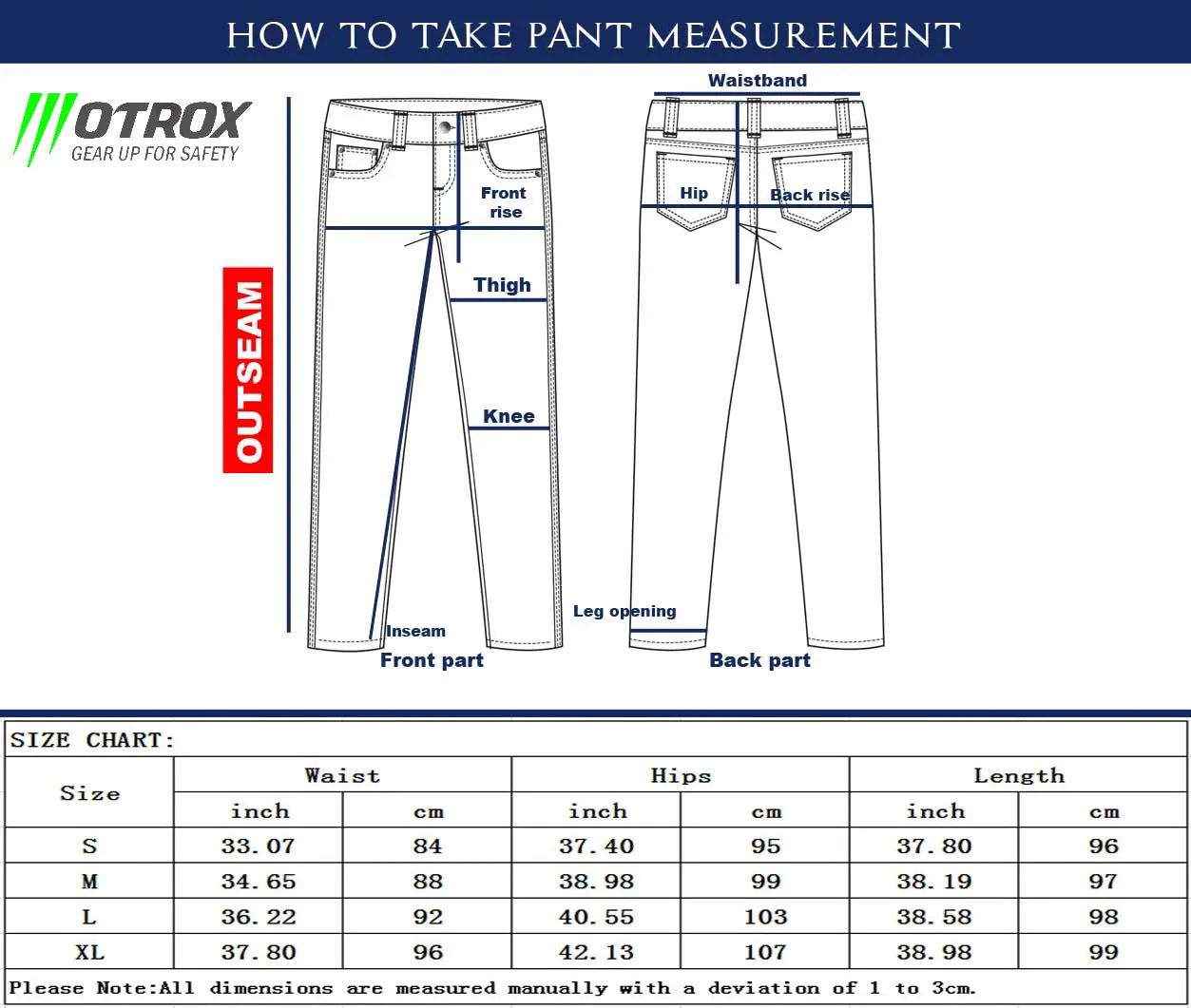 Men Motorbike Jeans For Men - Olive Green