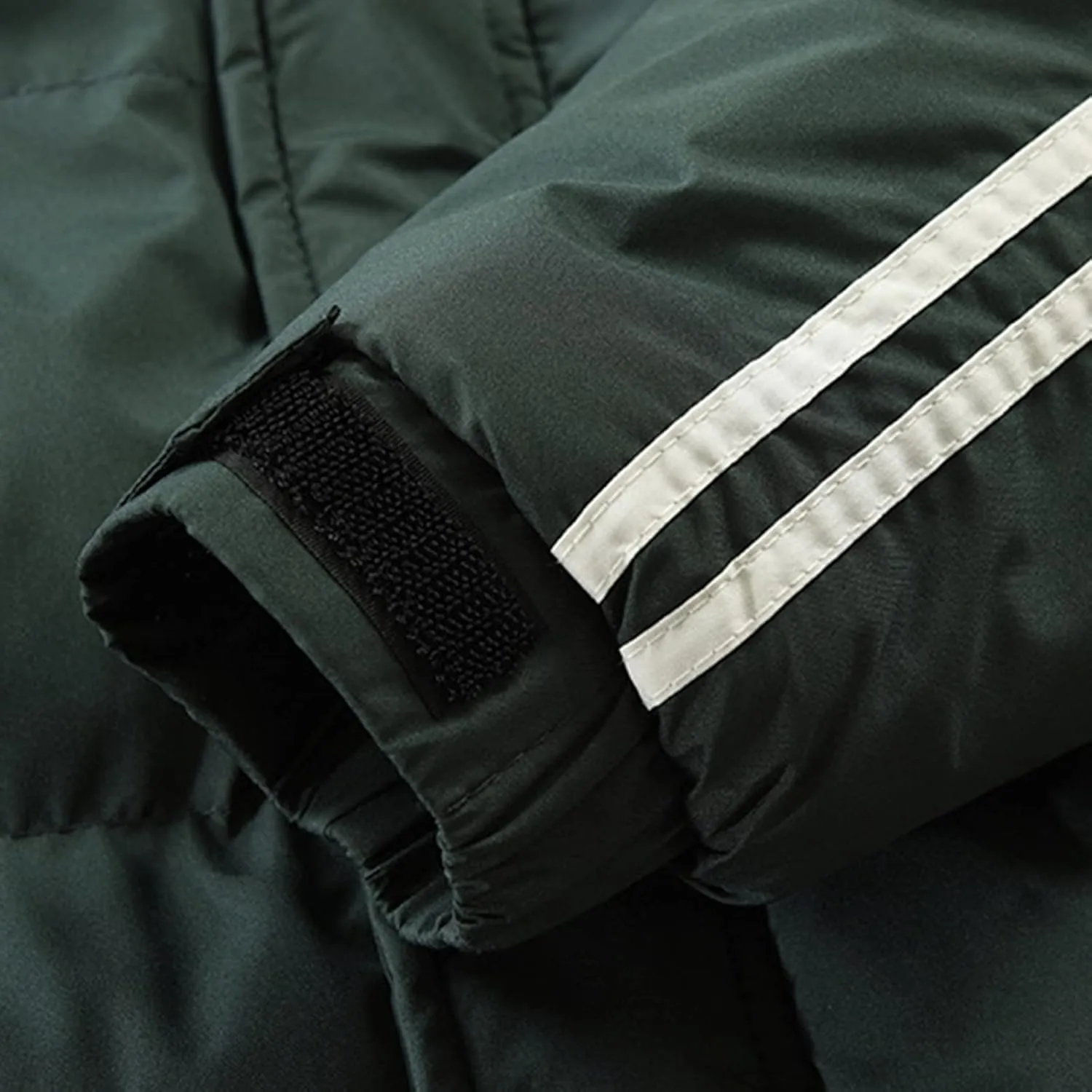 Men Thin Jacket Mens Autumn And Winter Fashion Casual Solid Color Padded Warm Cotton Coat Cotton Jackets Mens