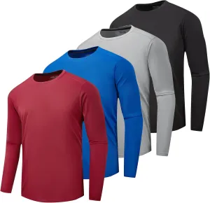 Men's T-Shirts,5 Pack Short Sleeve/4 Pack Long Sleeve T-Shirt Workout T Shirts for Gym,Athletic,Running