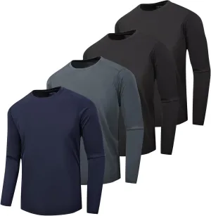 Men's T-Shirts,5 Pack Short Sleeve/4 Pack Long Sleeve T-Shirt Workout T Shirts for Gym,Athletic,Running