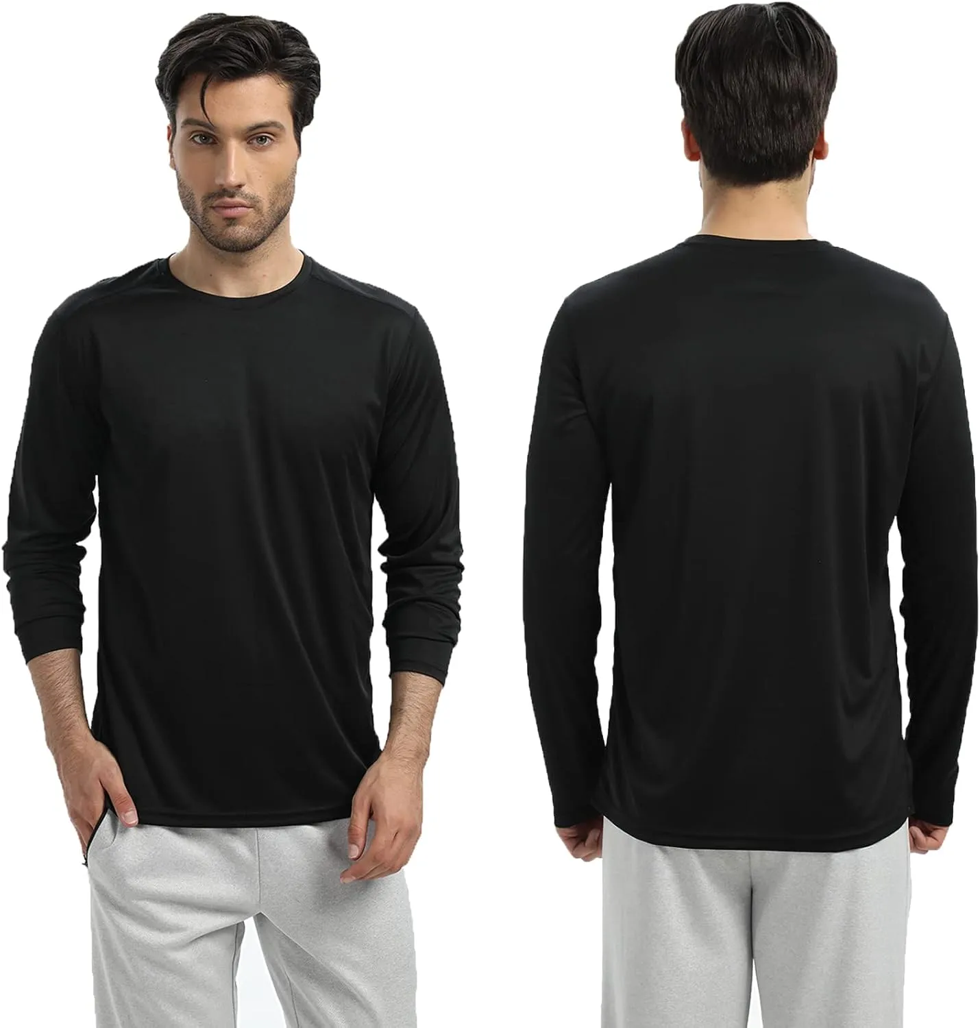 Men's T-Shirts,5 Pack Short Sleeve/4 Pack Long Sleeve T-Shirt Workout T Shirts for Gym,Athletic,Running